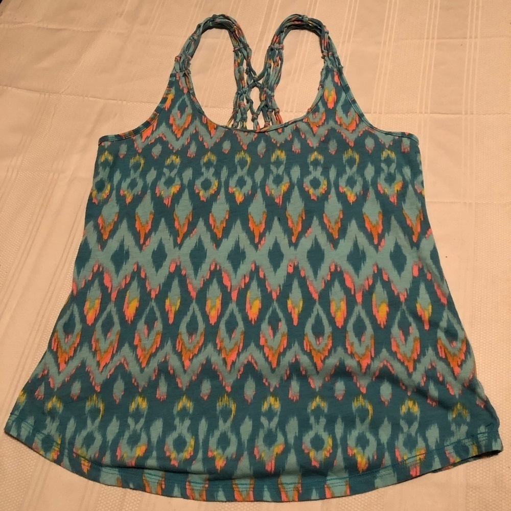 Garage medium size camisole top, Aztec looking colours, used but excellent shape